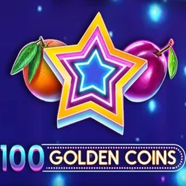 Official Slots logo: 100 Golden Coins by Amusnet Interactive at Wild Robin Casino