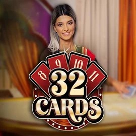 32 Cards slot visual from Ezugi available on wildsrobin.ca