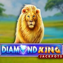 Diamond King Jackpots online game logo by SpinPlay Games on wildsrobin.ca