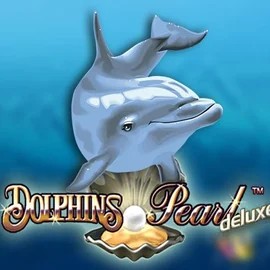 Dolphins Pearl Deluxe slot visual from Novomatic available on wildsrobin.ca