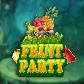 Fruit Party slot logo by Top Trend Gaming at Wild Robin Casino