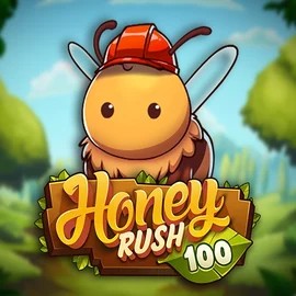 Honey Rush 100 slot visual from Play'n GO available on wildsrobin.ca
