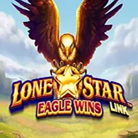 Lone Star Link Eagle Wins logo by Novomatic at Wild Robin Casino