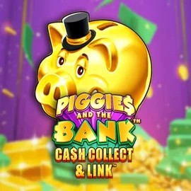 Piggies And The Bank Cash Collect & Link slot logo by Origins at Wild Robin Casino
