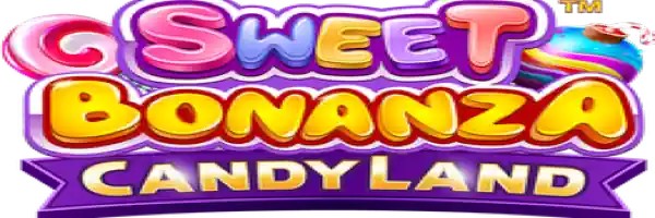 Sweet Bonanza Candy Land Live slot logo by Pragmatic Play at Wild Robin Casino