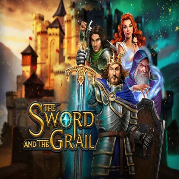 The Sword and the Grail slot visual from Play'n GO available on wildsrobin.ca